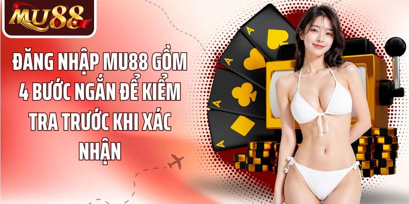 Đăng nhập MU88 gồm 4 bước ngắn để kiểm tra trước khi xác nhận