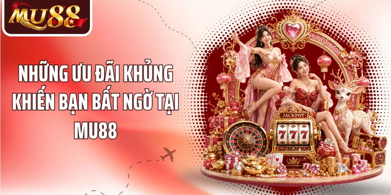 Những ưu đãi khủng khiến bạn bất ngờ tại MU88
