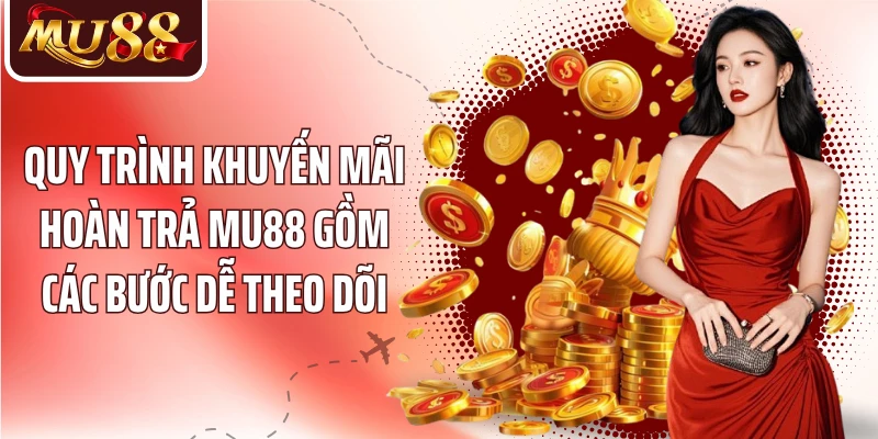 Quy trình khuyến mãi hoàn trả MU88 gồm các bước dễ theo dõi