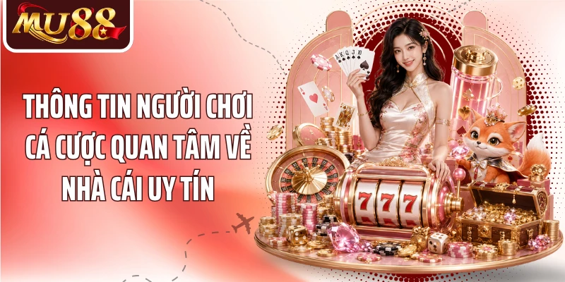 Thông tin người chơi cá cược quan tâm về nhà cái uy tín